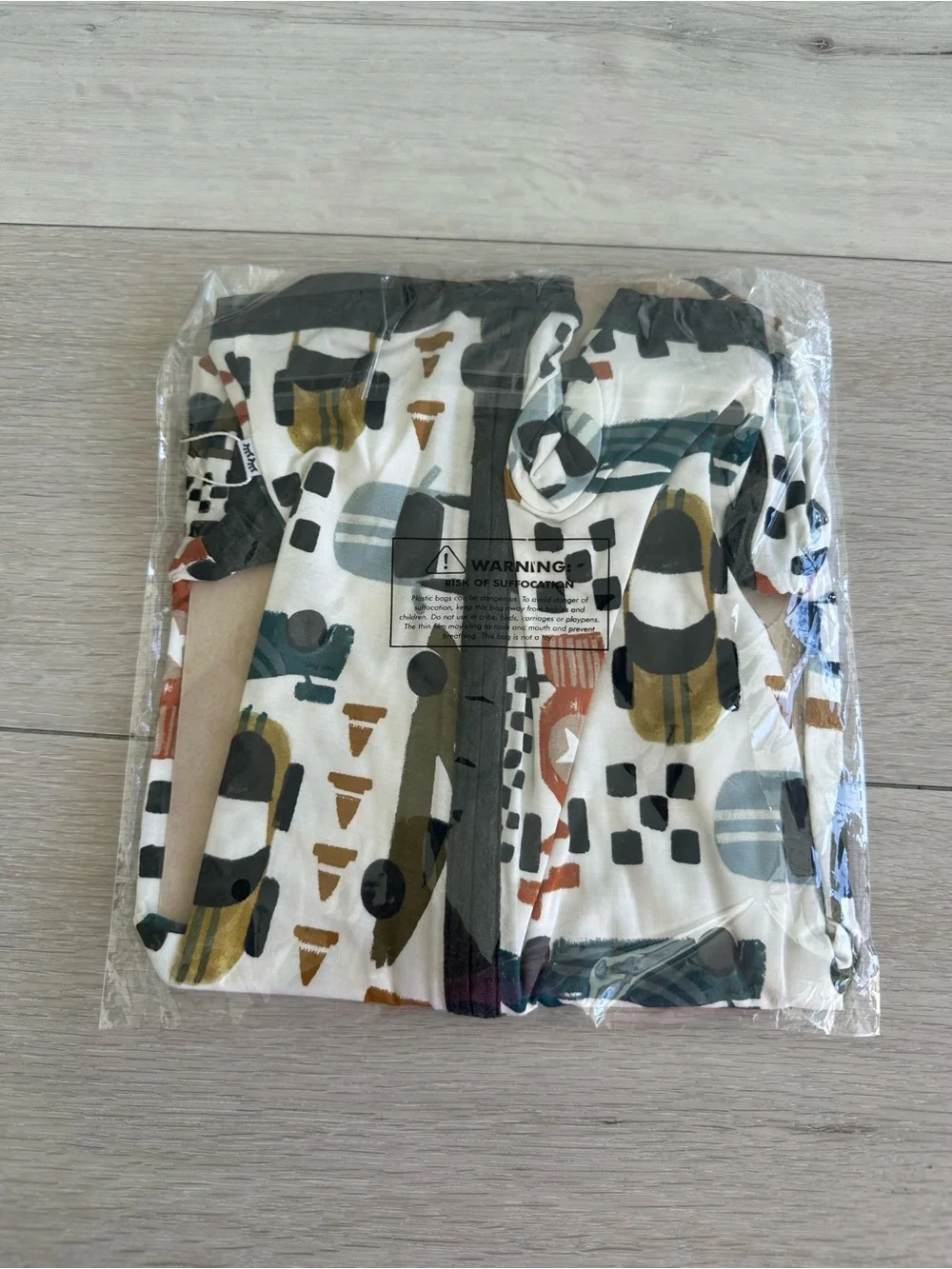 Little Sleepies Fast Lane Shorty Zippy White/Black 12-18 Month NWT IN PACKAGE